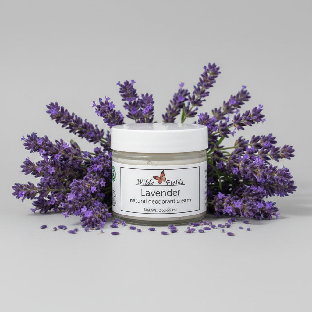 Lavender- Natural Magnesium Deodorant Cream