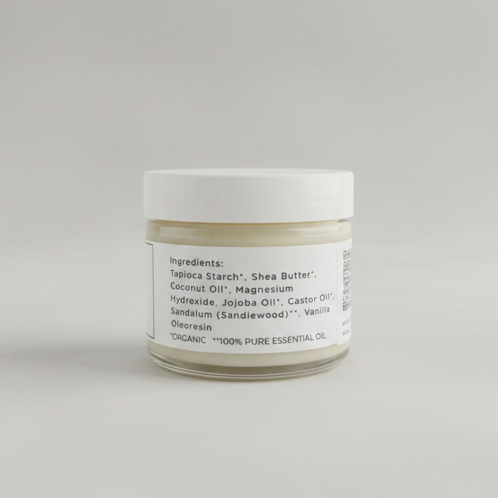Sandalwood - Natural Magnesium Deodorant Cream
