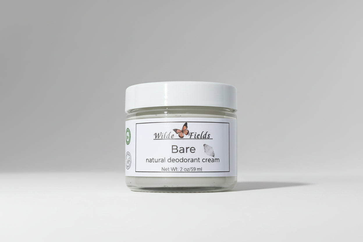 Natural Magnesium Deodorant Cream – Bare