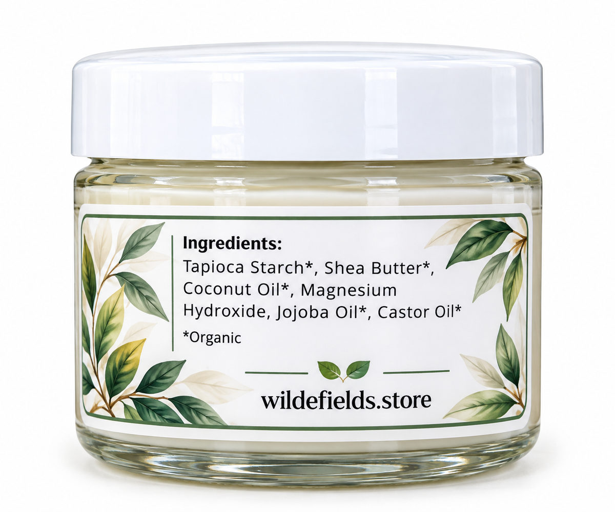 Bare: Unscented- Natural Magnesium Deodorant Cream