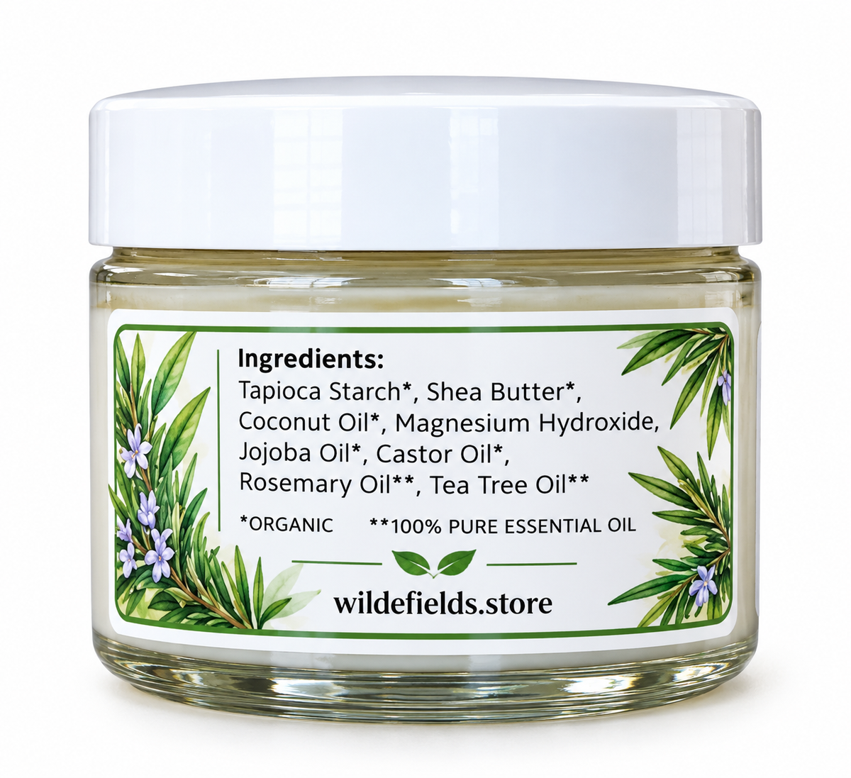 Rosemary Tea – Natural Magnesium Deodorant Cream