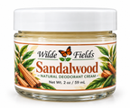 Sandalwood - Natural Magnesium Deodorant Cream